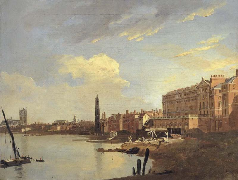 unknow artist The Adelphi under Construction oil painting image